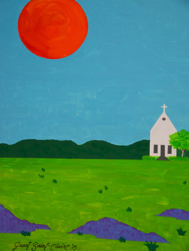 Sun  Church by artist Grant Saint-Claire